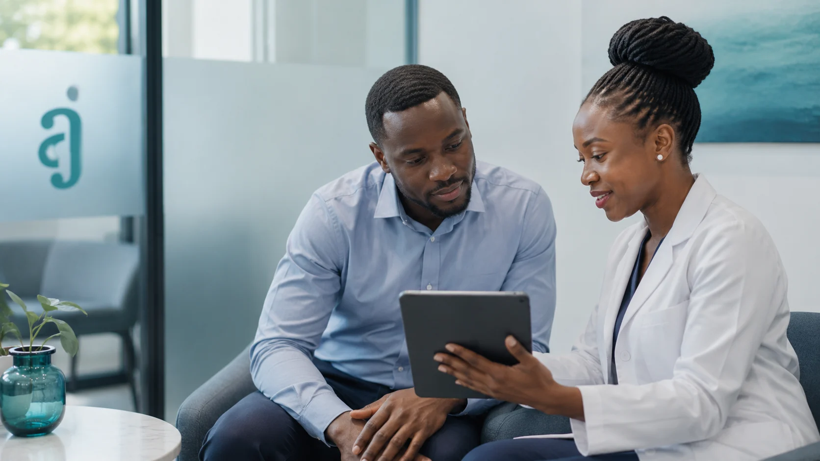 Clinical consultation context for reviewing before and after case examples
